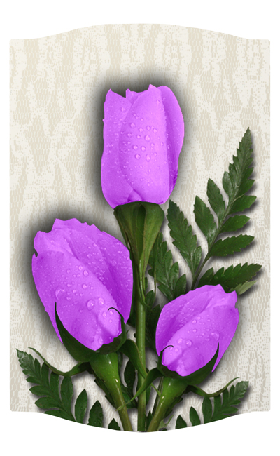DNSLOG C 052 2 Roses Lavender 